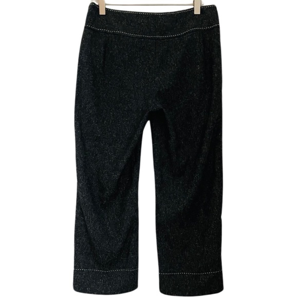*DONATED* WHBM Cropped Ankle Pants Charcoal Grey w/ White Stitching Details - Picture 8 of 14